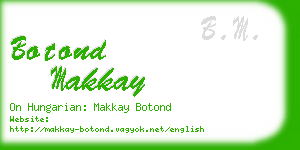 botond makkay business card